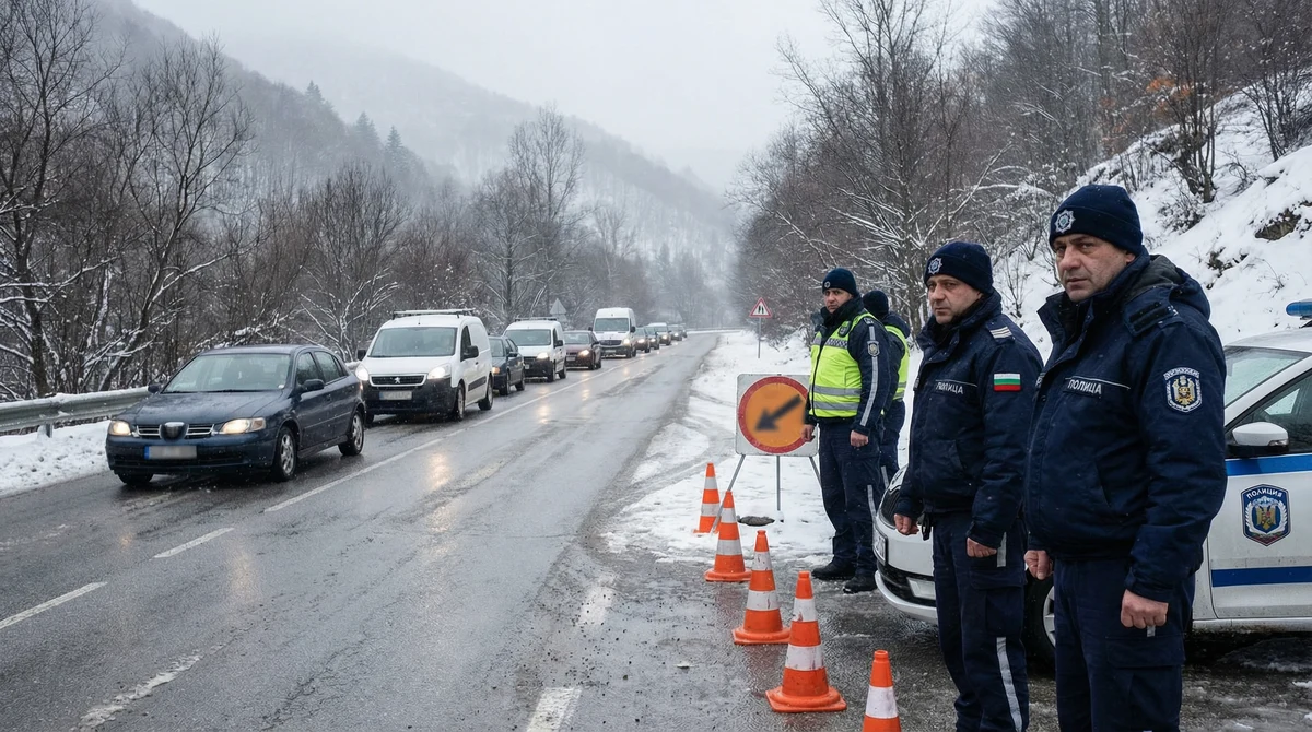 Шипченският проход спира транзита на 2 и 3 март: къде минават автомобилите