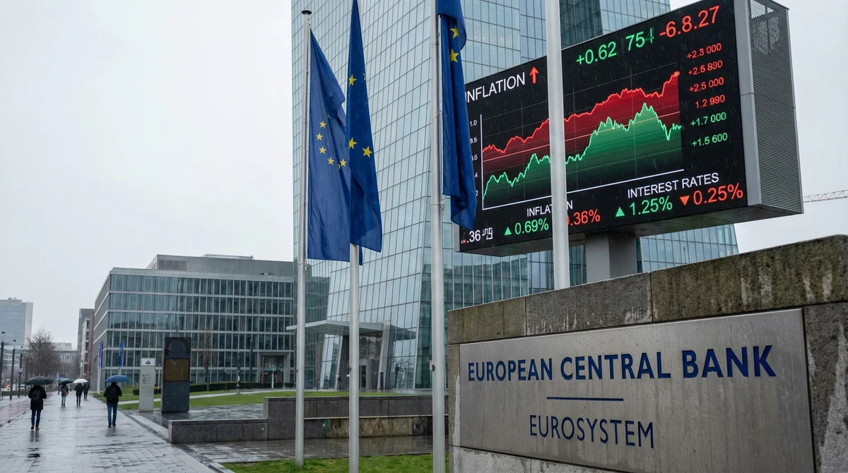 Инфлацията в еврозоната се ускори до 1,9% през февруари, усложнявайки дебата за лихвите
