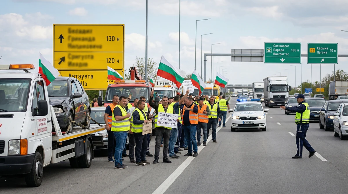 Протестът на пътната помощ извади на преден план кой плаща след катастрофа