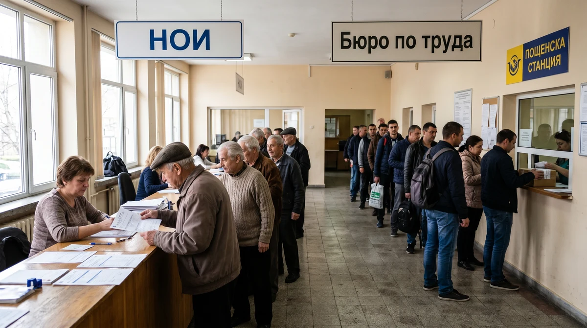 НОИ разпредели априлските плащания: пенсии от 7 април, безработица на 15 април