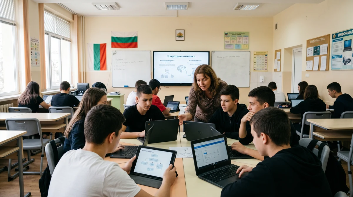 ИИ вече е в клас, а България още спори кой държи контрола