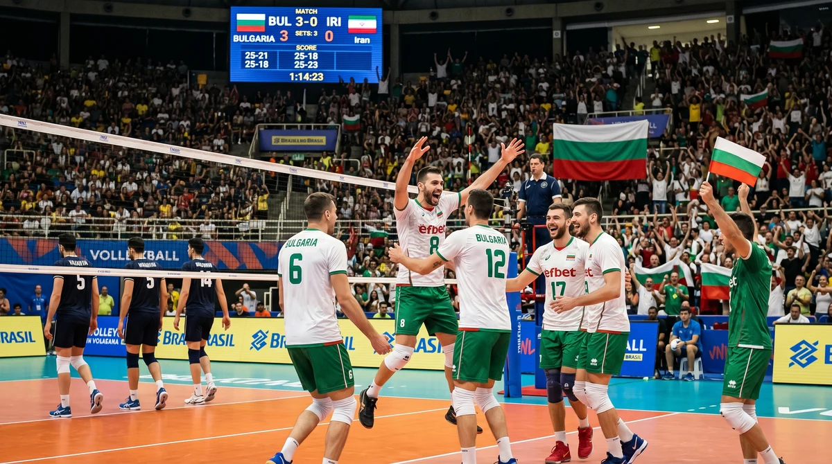 България пречупи Иран с 3:0 и върна увереността във волейболния национален отбор