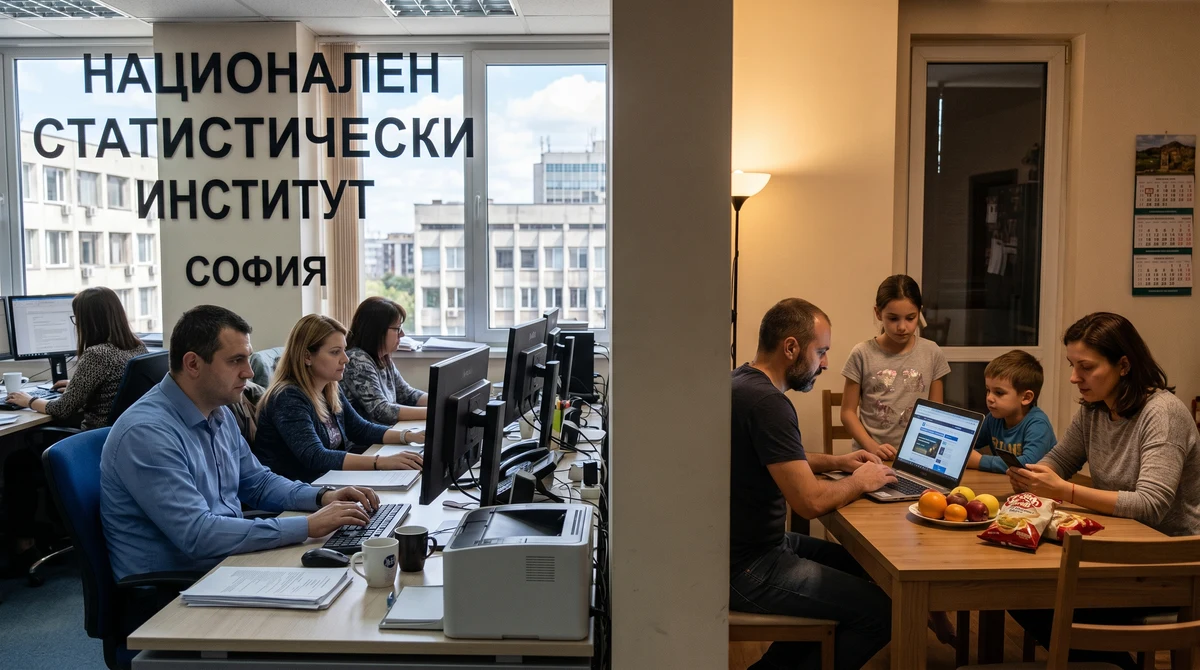 НСИ проверява дигиталния напредък: кой в България ползва интернет, AI и е-услуги