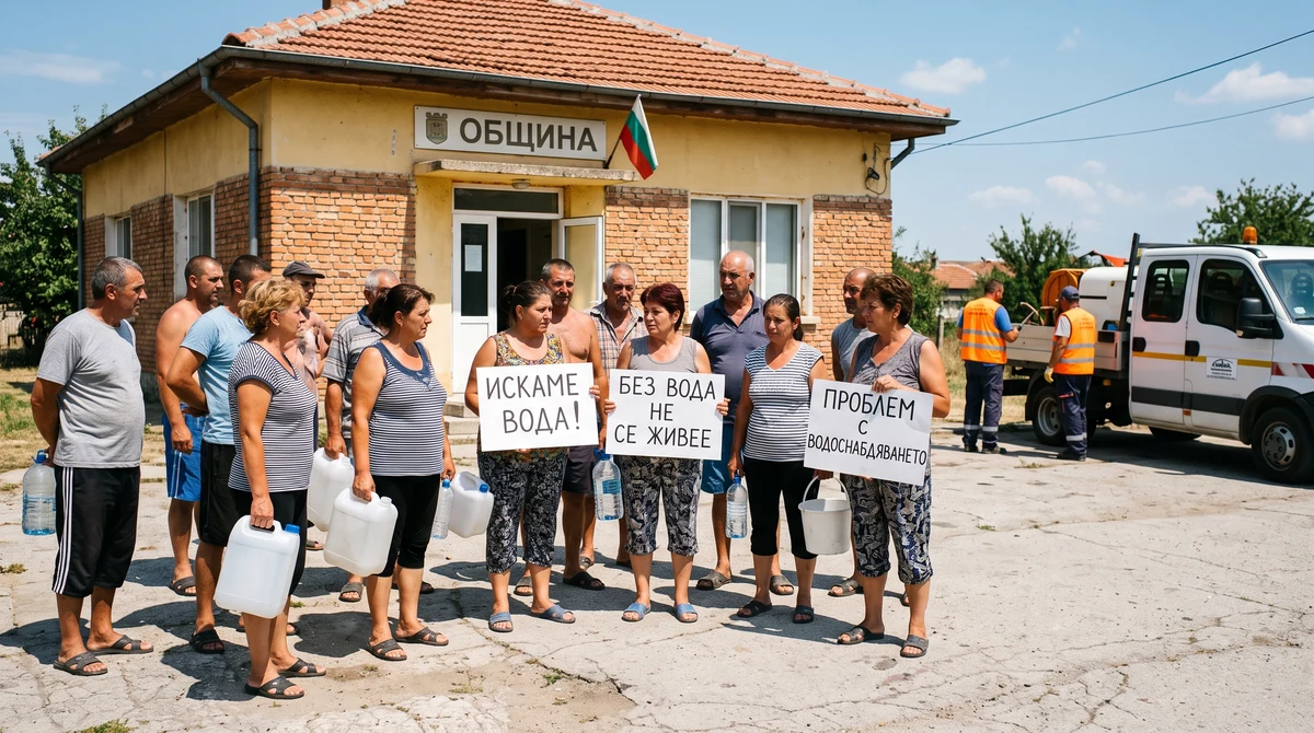 Кула протестира заради водата: кой отговаря за мрежата и прекъсванията на тока