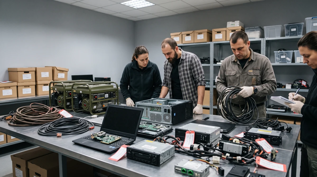 Иззета техническа апаратура и автомобилни компоненти по разследването за смущаване на сигнал в Драгалевци